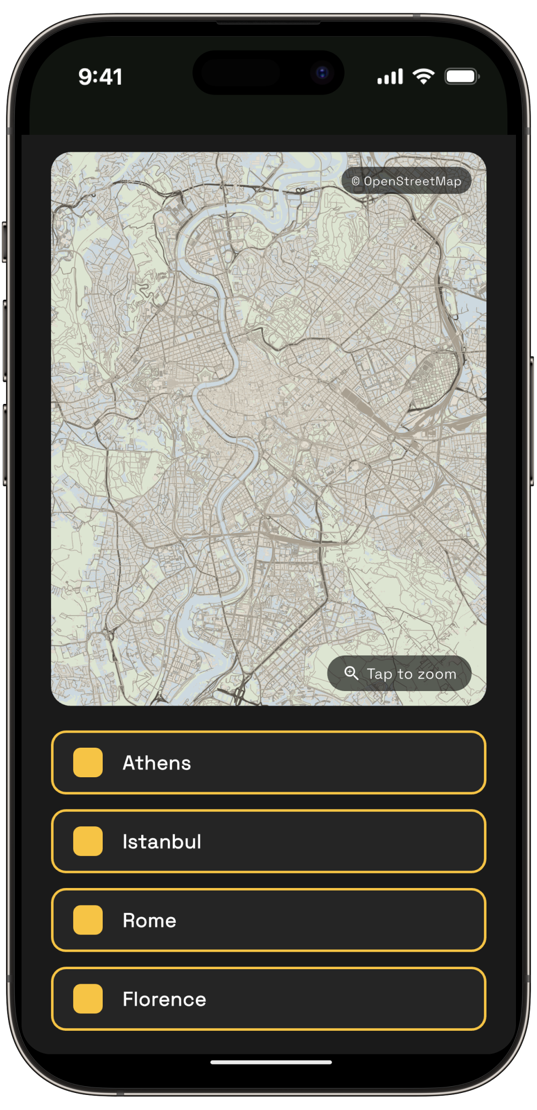 City Map Guesser city packs: US Cities, Europe Cities, Capitals, Mega Cities and more